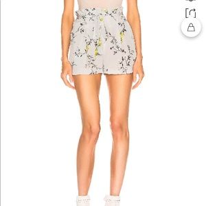 L’Agence Alex paper bag shorts